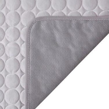 Килимок охолоджуючий для собак 150x100 см, самоохолоджуючий, для собак та котів, миючий, сірий (M)