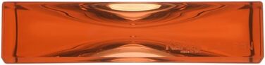 Kartell Boxy Toothbrush Holder, Plastic, Transparent, 7 x 7 x 12 cm (Soap Dish, Rosa Nude)