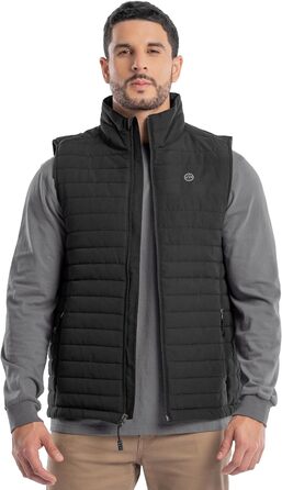 Чоловічий жилет ATG з утеплювачем, чорний (XL)