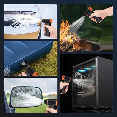 Електричний повітряний пилосос F31: 130 000 обертів/хв, для комп'ютера, клавіатури, дому та авто