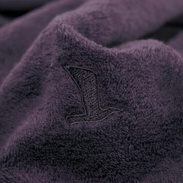 möve Superwuschel Towel Set, 2 Bath Towels 80 x 150 cm & 2 Hand Towels 50 x 100 cm, Made in Germany, 100% Cotton, Dark Grey