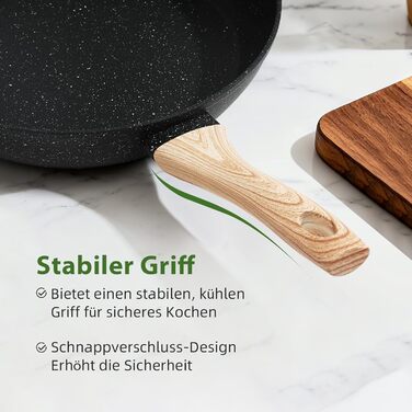 Набір каструль та сковорідок GMISUN 11 предметів з нержавіючої сталі, індукційне дно, для всіх типів плит, без PFOA/PFOS, чорний