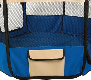 Клітка-манеж для цуценят та дрібних тварин XL, з 8 панелей, розкладний, знімний