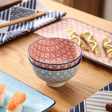 Набір посуду Vancasso HARUKA Sushi Set (8 предметів) для суші, порцеляна, японський стиль, для 2 осіб