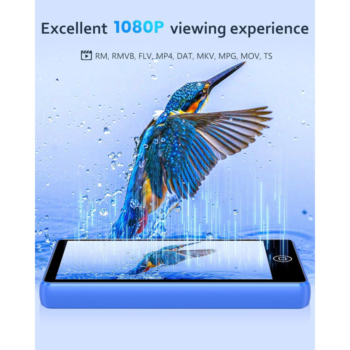 MP3 плеєр AGXOV з Bluetooth та WiFi, Android 4.02