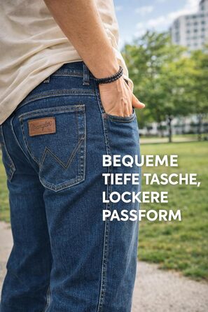 Джинси чоловічі Wrangler Texas Stretch Regular Fit, Authentic Straight, бавовна, чорний/синій/сірий, розміри W28-W44/L32