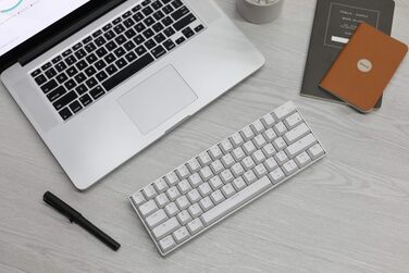Механічна клавіатура RK ROYAL KLUDGE RK61-US 60% з підсвічуванням, Bluetooth/2.4Ghz/USB, Hot-Swappable, QWERTY, для Windows/Mac