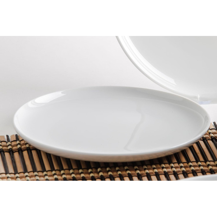 KAHLA 1UG162A9001UC BBQ Grill Plate Set 8-piece | White plate set for 4 people made of porcelain