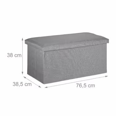Relaxdays Bench with Linen Look