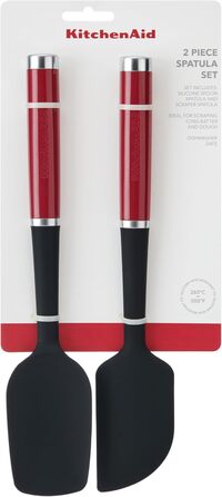 Універсальний набір силіконових лопаток KitchenAid, 2 шт, червоний Empire