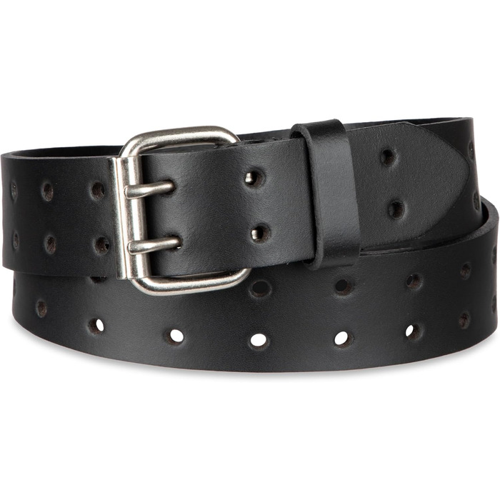 Чоловічий шкіряний ремінь Dickies з подвійною застібкою, 30 розмір, чорний