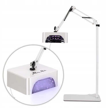 LED+UV лампа Molly Nails V10 36 Вт, біла