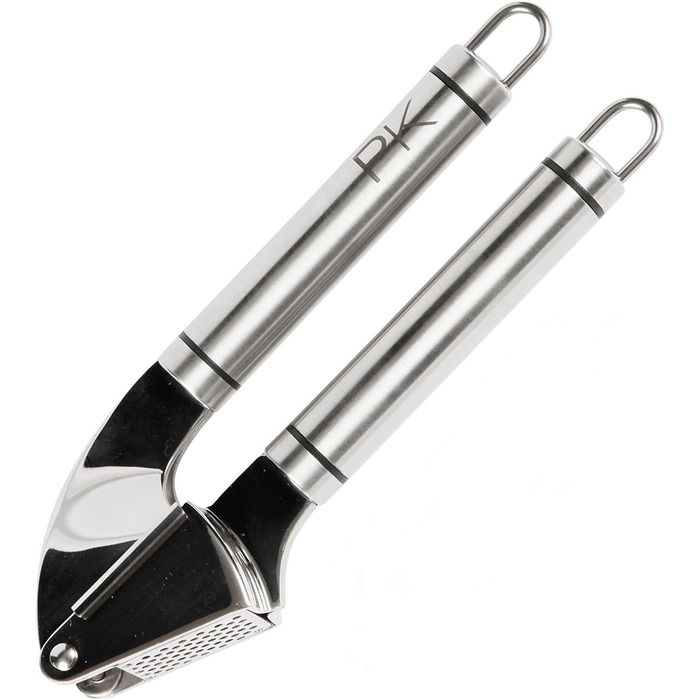 Stainless Steel Garlic Press - Professional Grade - Baby Food Safe - 10 Year Warranty - Precision Kitchenware