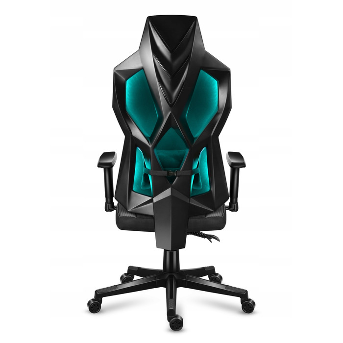 Ігрове крісло Huzaro Combat 6.2 RGB, тканина, чорне