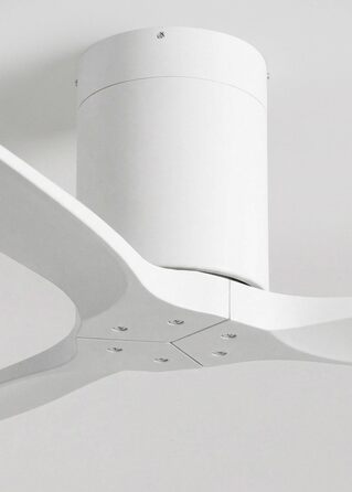 Стелянка-вентилятор Windcalm S з ABS корпусом, освітленням та пультом керування, 40W, тихий, Ø112cm, 6 швидкостей, 3 LED-температури, таймер, літньо-зимовий режим (білий, без освітлення + контролер)