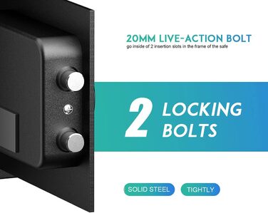 Електронний сейф RPNB Luxus Tresor: сейф для грошей, ювелірних виробів та документів (51 л)