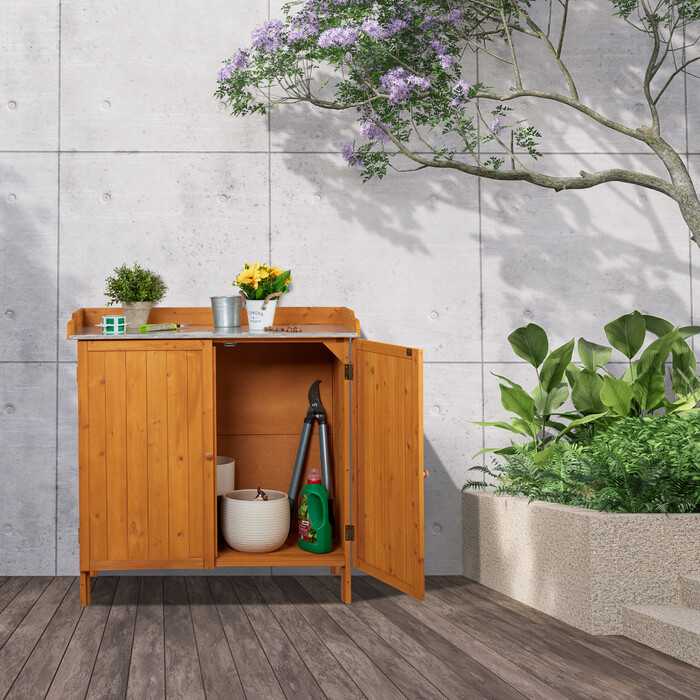 Relaxdays Plant Stand with Under-Shelf