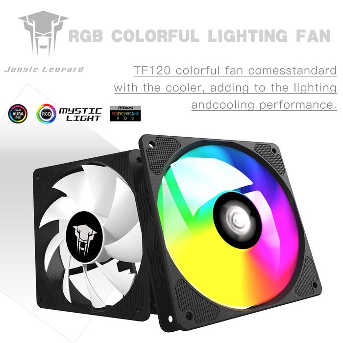 Охолоджувач CPU Jungle Leopard TK1 ARGB 360 з водяним охолодженням, 800-2000RPM, PWM вентилятор, сумісний з Intel LGA115X/1200/1700/1366/2011/2066 та AMD FM2/FM2+/AM3+/AM4/AM5