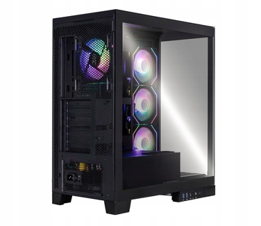 Корпус для комп'ютера Silver Monkey X Pyxis Midi Tower, чорний