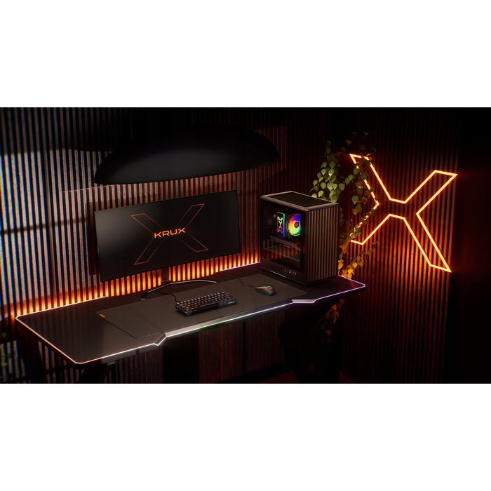 Корпус для ПК Krux Helio Mini Tower, чорний