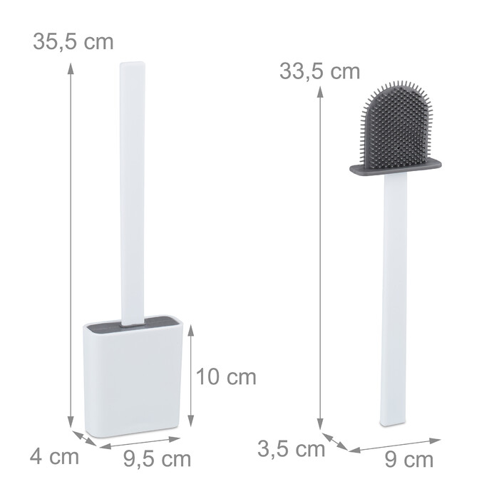 Wall-Mounted Toilet Brush