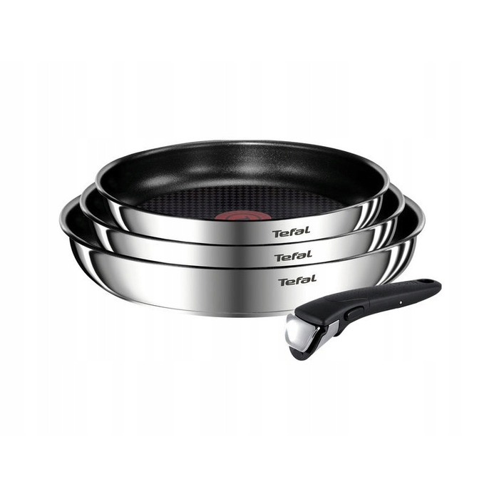Сковорода Tefal з титановим покриттям, 22/24/28 см, підходить для мийки в посудомийній машині