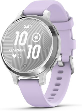 Смарт-годинник Garmin Lily 2 Active 38mm Purple Jasmine & Silber: GPS, 30+ спортивні додатки, 9 днів роботи, Garmin Pay