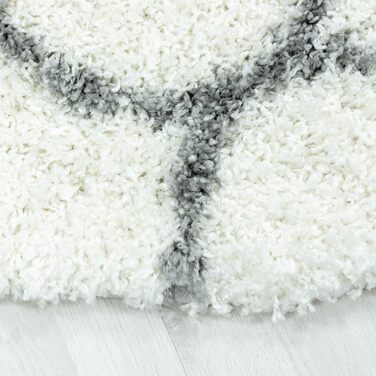 Килим HomebyHome Shaggy 160 см - високий ворс, скандинавський стиль, м'який та пухнастий. Підходить для вітальні, спальні, кухні, коридору. Розмір 80 x 150 см (ковзанка). Колір: кремовий