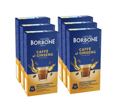 Кава в капсулах Caffè Borbone Respresso Ginseng, сумісні з Nespresso, 100 шт