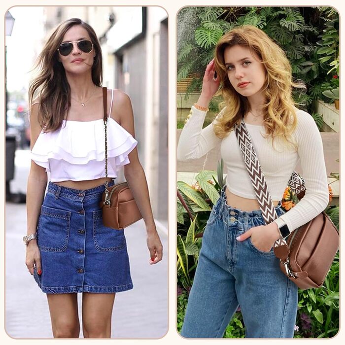 Сумка жіноча BROTOU через плече з натуральної шкіри, чорна. Кросбоді з широким ременем, три відділення, картки