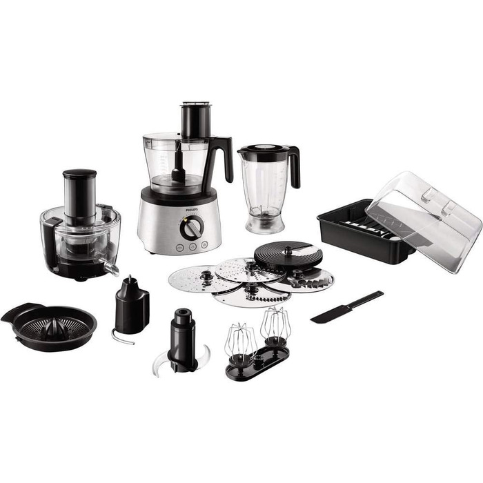 Philips Domestic Appliances HR7778/00 Kitchen Machine, Stainless Steel, 37 cm l x 56.5 cm w x 57.5 cm h