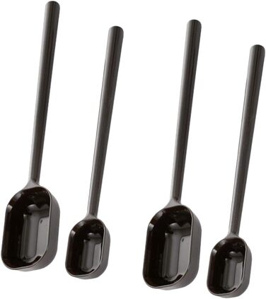 LIFKOME 4-Piece Kitchen Utensil Liquid Mixing Rod Measuring Cup for Liquids Milk Powder Spoon Nested Measuring Cups Vintage Measuring Spoon Stirring Stick Salt Spoon Baby