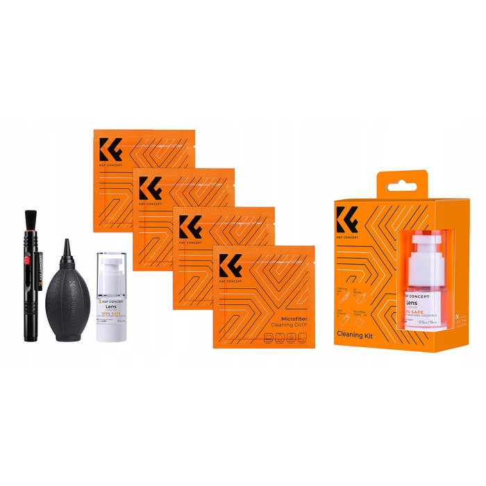 Набір для чищення K&F Concept 4в1 з грушею, рідиною та серветками
