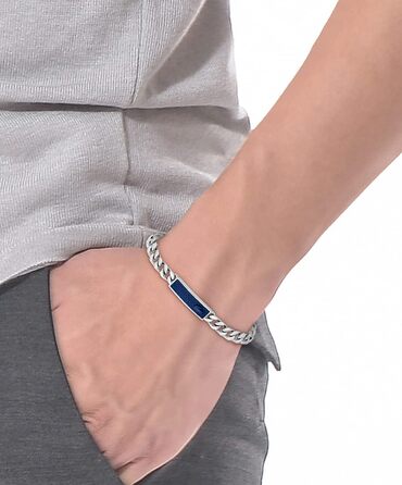 Браслет Lacoste SET&MATCH чоловічий з нержавіючої сталі з візерунком Petit Piqué - 2040097