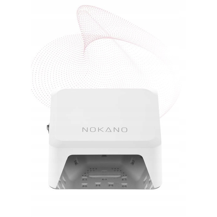 Лампа для нігтів NOKANO LED+UV 48 Вт, біла, з датчиком руху та таймером