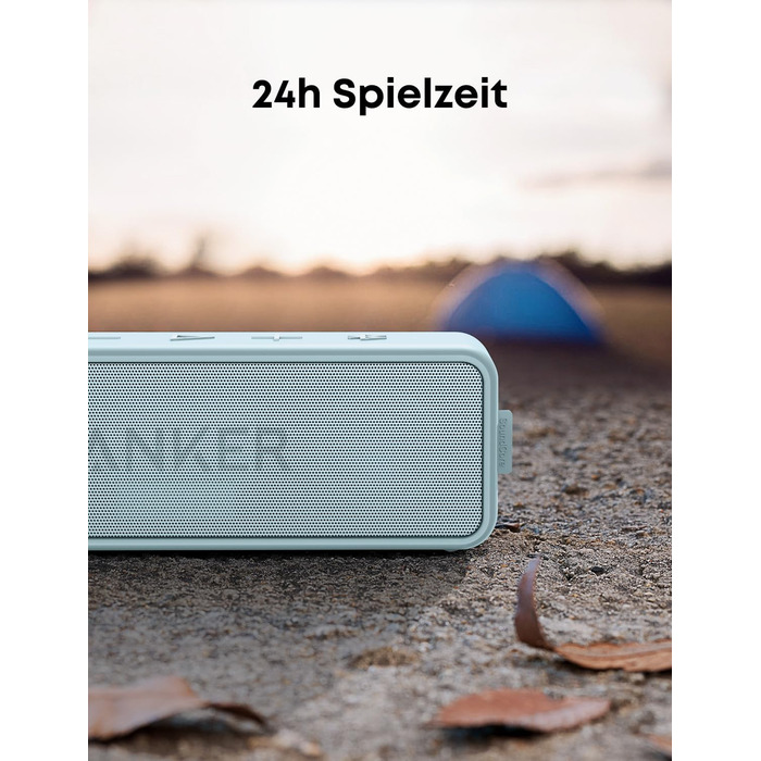 Портативна Bluetooth Колонка Soundcore Anker 2 з 12W Звуком, BassUp, IPX7 Водонепроникність, 24 Години Роботи, Бездротове З'єднання, Колонка для Дому, Відпочинку та Подорожей