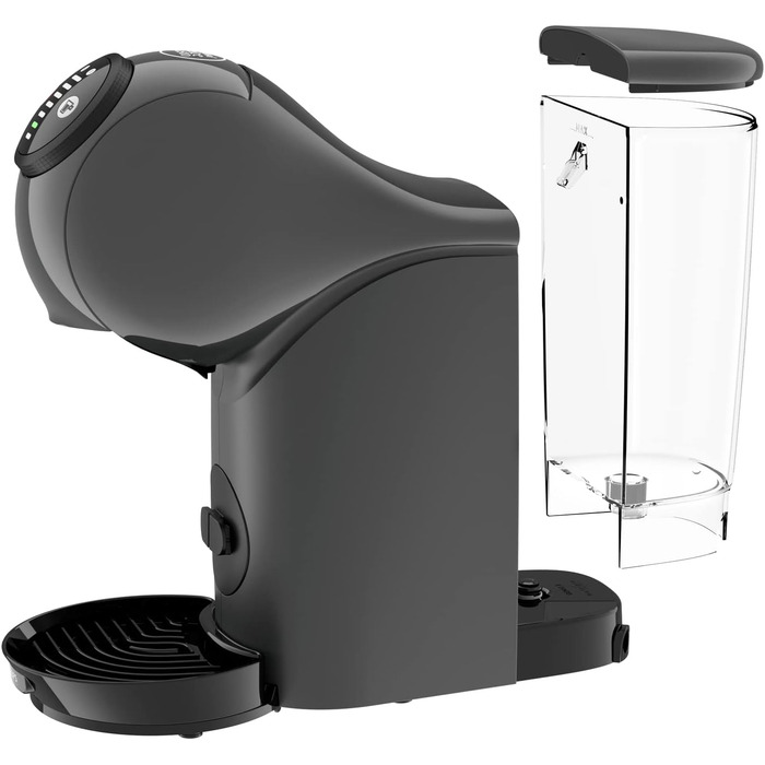 Кавомашина NESCAFÉ Dolce Gusto Genio S від KRUPS, 15 Bar, компактна, з автовимкненням, антрацит, KP243B