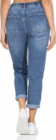 Джинси жіночі Hailys Mom Jeans з високою талією, блакитні, розмір XL