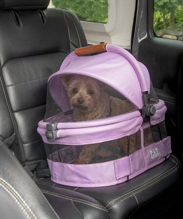 Переноска для тварин Pet Gear View 360 з автосидінням для собак та котів (Rittersporn, Small)