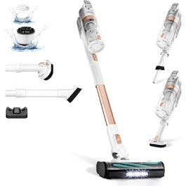 Бездротовий акумуляторний пилосос Levoit LVAC 200 Gold: 4-в-1, для дому, авто, видалення шерсті тварин, фільтрація 99,9%, до 50 хв роботи