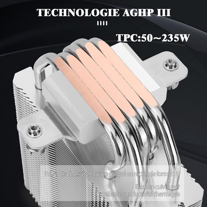 Thermalright Assassin King 120 SE ARGB - Кулер для CPU з RGB підсвічуванням, 5 heatpipes, тихий вентилятор TL-C12C-S, сумісний з AMD AM4/AM5 та Intel LGA 1700/1150/1151/1200