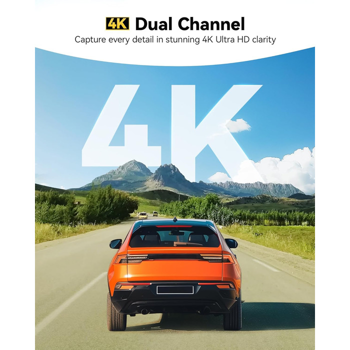 WOLFBOX G850 PRO: Дзеркало-відеореєстратор 4K з ADAS, BSD, WiFi, GPS, G-сенсором та камерою заднього виду