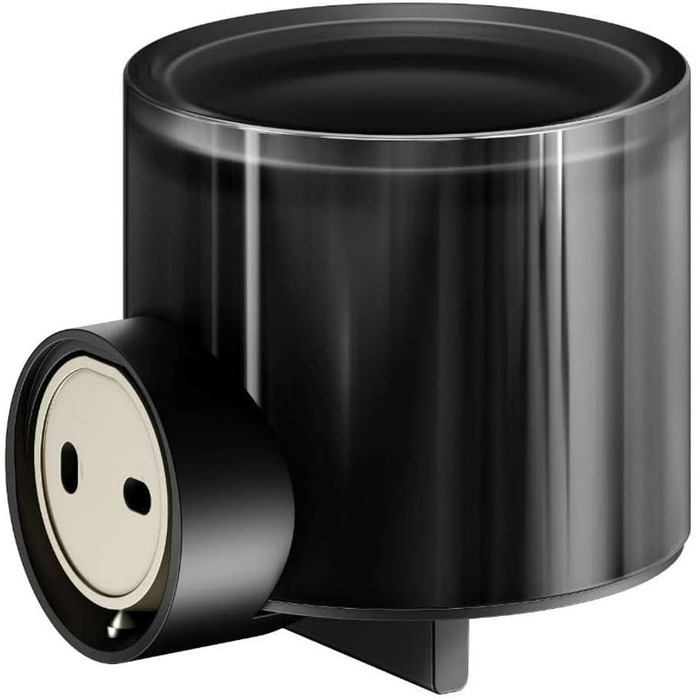 Дозатор для лосьйону KEUCO, металевий, чорний матовий, 140 мл, настінний, Reva Black Selection