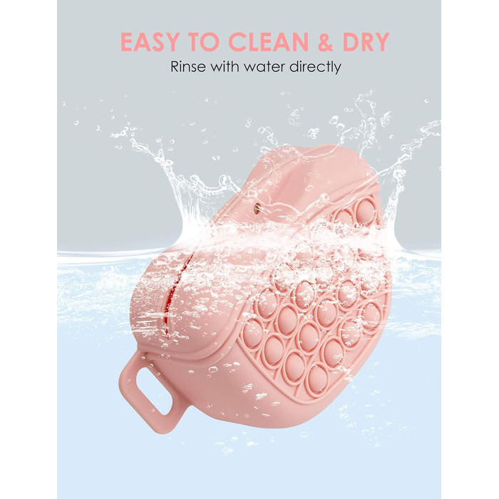 Сумка для ласощів для собак Gobeigo з кликером для дресирування, на пояс, рожева