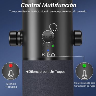 Професійний USB/XLR мікрофон TONOR TD510 AIR+H з кріпленням 