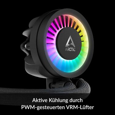 Система водяного охолодження ARCTIC Liquid Freezer III 360 A-RGB для ПК: 3x120мм радіатор, PWM-насос, підтримка AMD AM5/AM4, Intel LGA1851/1700