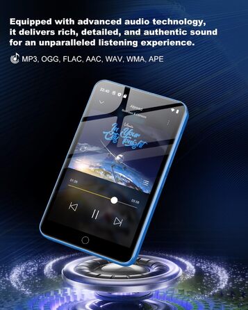 MP3 плеєр 80GB з Bluetooth та WiFi, 4.0