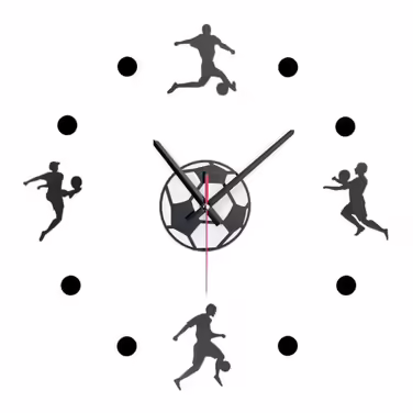 Relaxdays DIY Wall Clock 'Football'