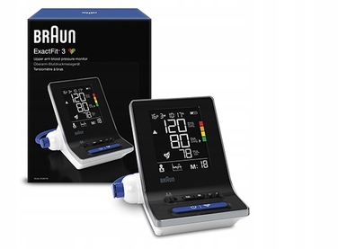 Тонометр на плече Braun ExactFit 3 BUA6150 з функцією визначення аритмії та чохлом