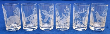 Набір чарок для горілки Art-Glass Myśliwskie, прозорі, 30 мл, 6 шт.